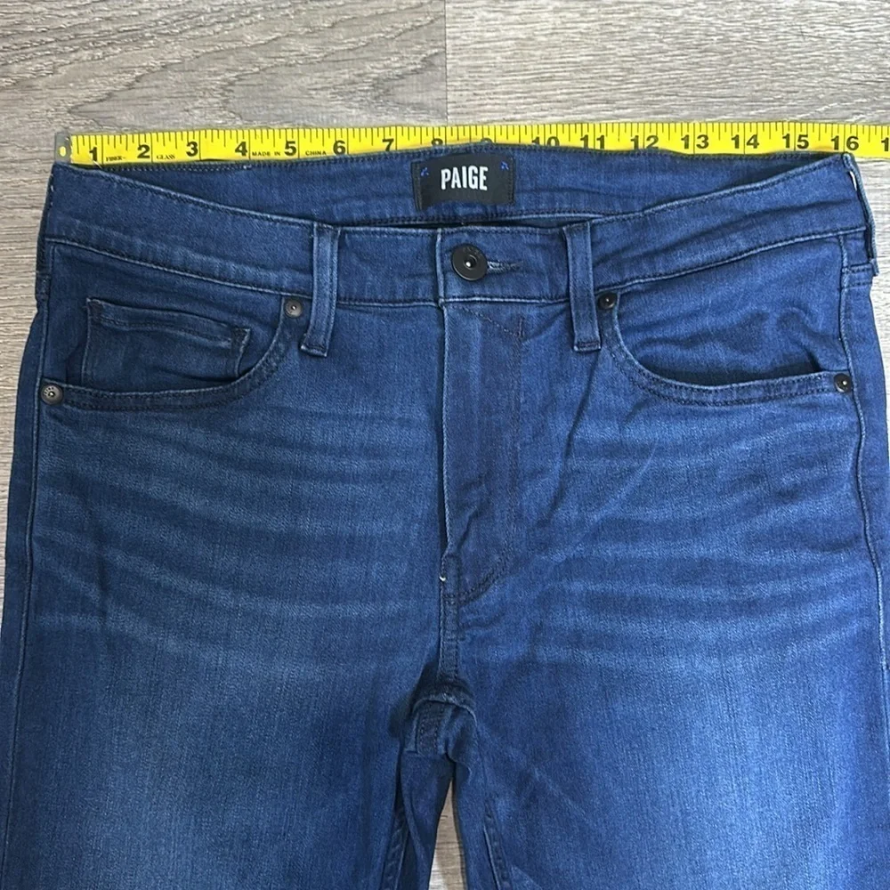 PAIGE Men’s Transcend Lennox Soft Slim Jeans Dark Blue Sz 31